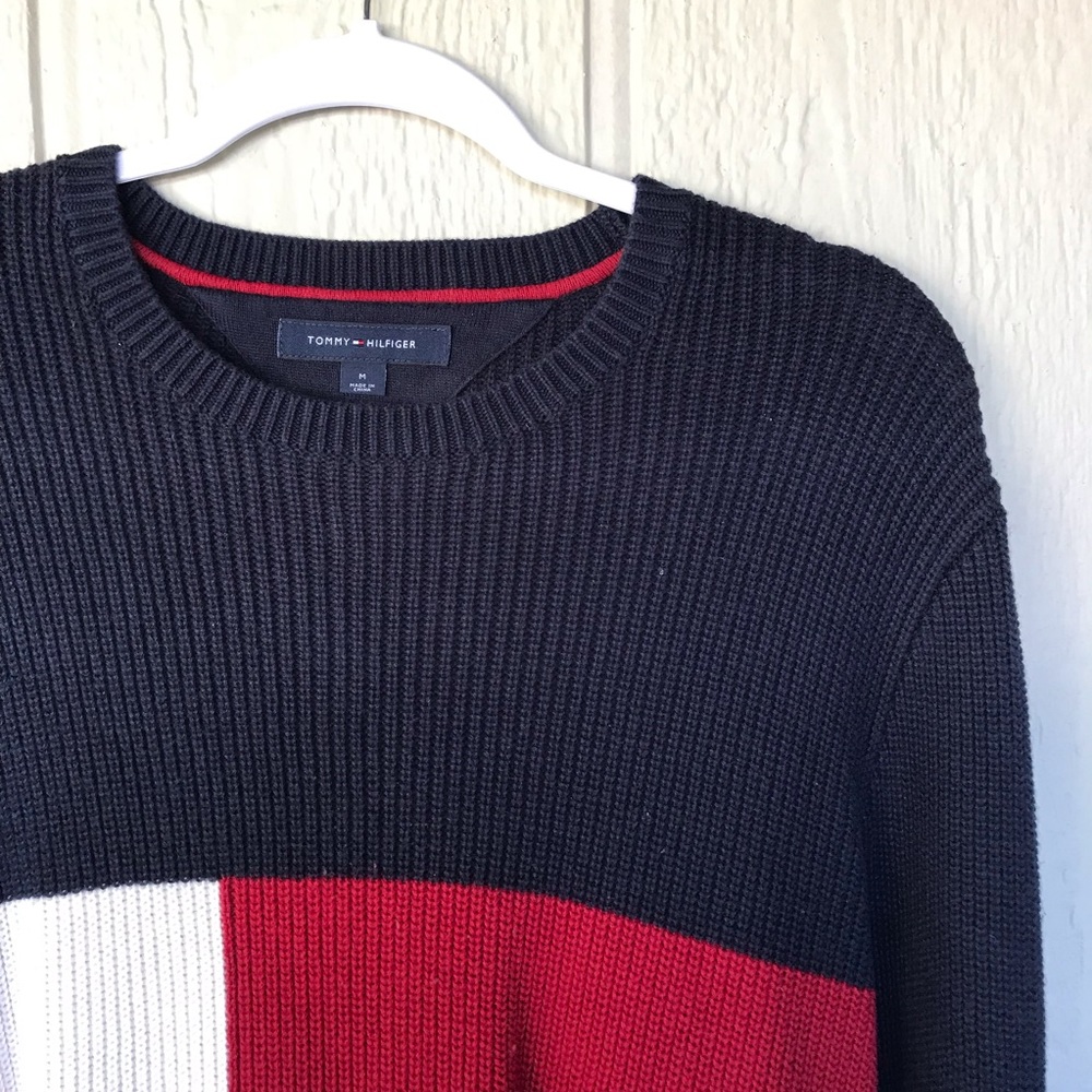 Tommy Hilfiger color block sweater